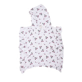 Mama Yoyo Fırfırlı Kiraz Müslin Panço